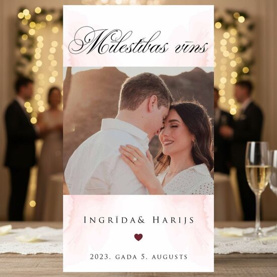 Personalizēta dzēriena etiķete kāzām #15